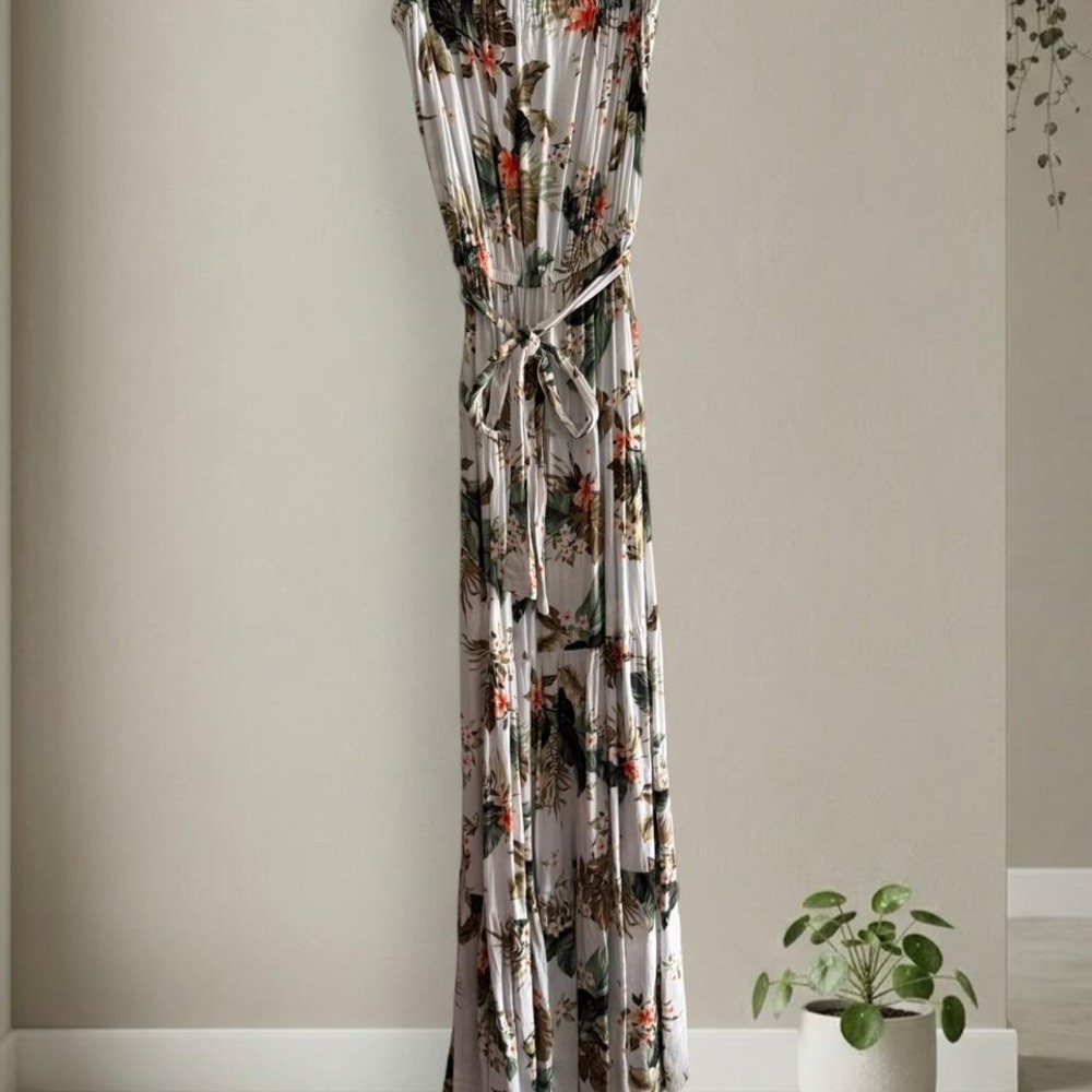Ripcurl strapless maxi dress Size S #floral #maxidress
